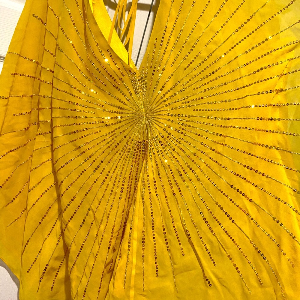Golden Goddess Sun Tunic by BCBG